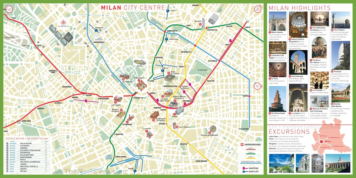 city sightseeing milan mapu