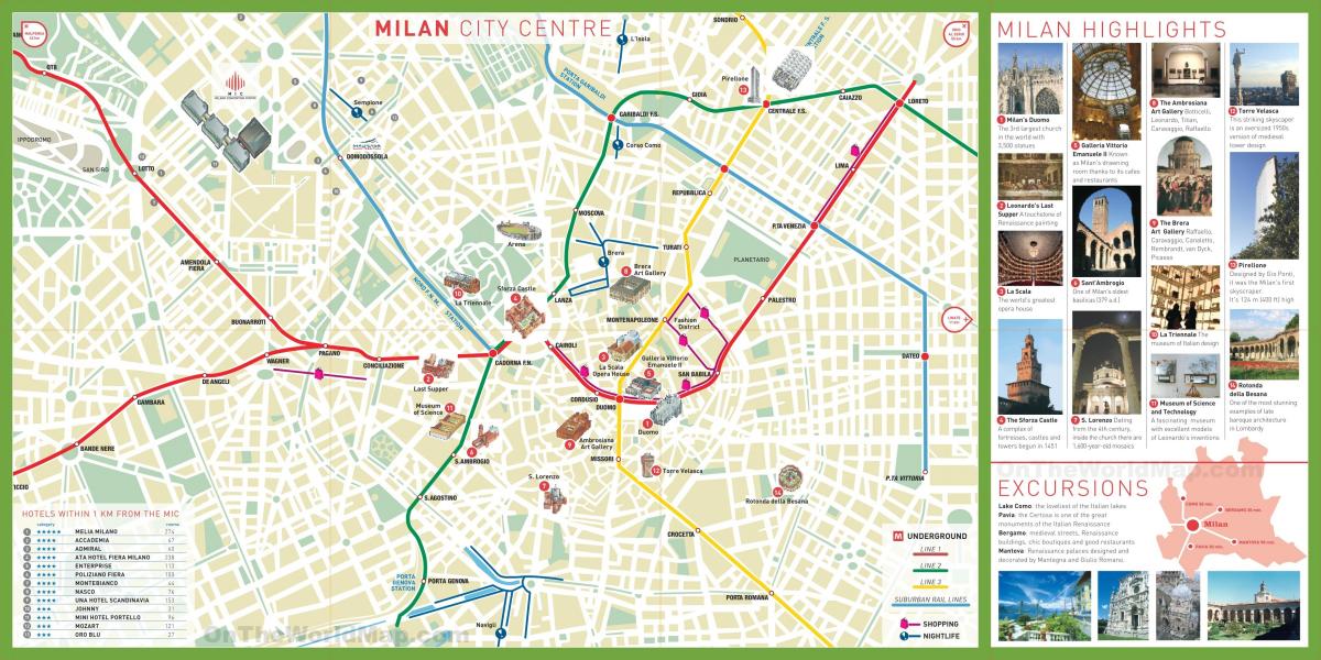 city sightseeing milan mapu