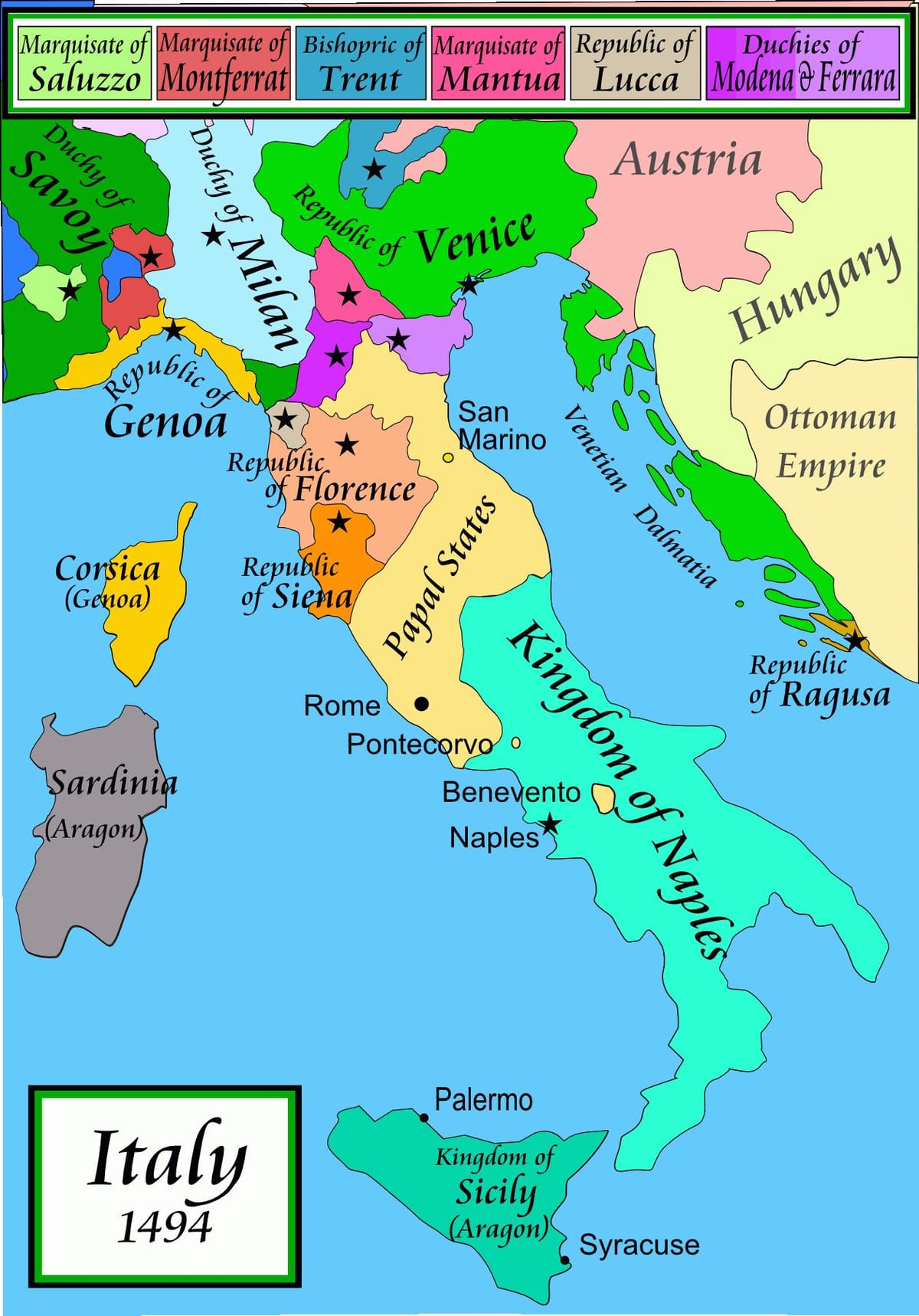 mapa veľkovojvodstva