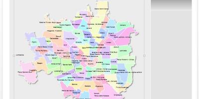 Mapu milána okresov